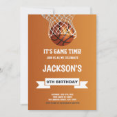 おもしろいスポーツパーティーデザイン 招待状 (正面)