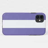 おもしろいスポーティ航海のペリウィンクル白ストライプ色 Case-Mate iPhoneケース (裏面(横))