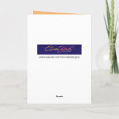 おもしろいスマイルまだ歯の誕生日 カード (裏面)