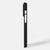 おもしろいスマイルフェイスとグルービーフラワーズ Case-Mate iPhoneケース (裏面 / 左)