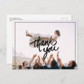 おもしろいスモダント写真結婚の感謝 ポストカード (正面/裏面)