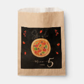 おもしろいスライス、ピザ誕生日 フェイバーバッグ (正面)