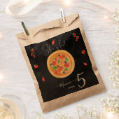 おもしろいスライス、ピザ誕生日 フェイバーバッグ (クリップ留めされた状態)