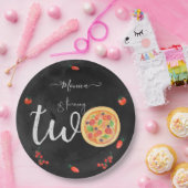 おもしろいスライス、2番目の誕生日 ペーパープレート (パーティー)