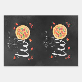 おもしろいスライス、2番目の誕生日 ラッピングペーパーシート