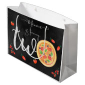 おもしろいスライス、2番目の誕生日 ラージペーパーバッグ (裏面アングル)