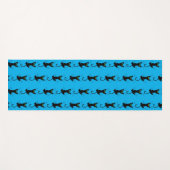 おもしろいスライド猫の引っかき傷 爪と足 ヨガマット (正面(横))