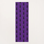 おもしろいスライド猫の引っかき傷 爪と足 ヨガマット (裏面)