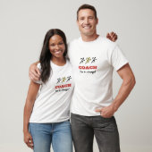 おもしろいスランニングポーツコーチカスタム文字 Tシャツ (ユニセックス)