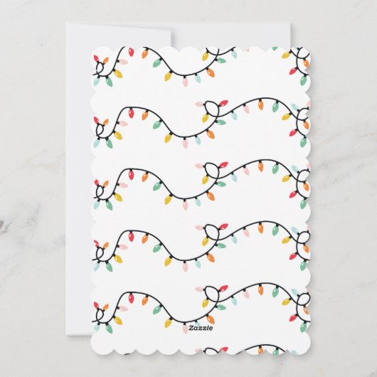 おもしろいスロートカラフルのクリスマスフォト シーズンカード (裏面)