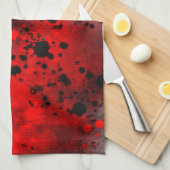 おもしろいス絵を描プレイ効果ティータオル キッチンタオル (四つ折り)