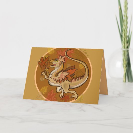 おもしろいス葉ドラゴン カード (正面)