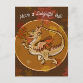 おもしろいス葉ドラゴン シーズンポストカード (正面)