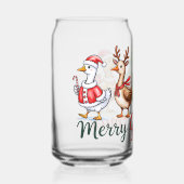 おもしろいス間抜けグース ガラス缶 (正面)