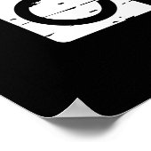 おもしろいス食べプトランプのポーカーリピート ポスター (角)