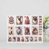 おもしろいセット遊のCatカードイラスト (スタンド正面)