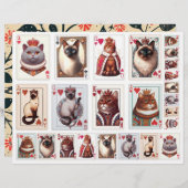 おもしろいセット遊のCatカードイラスト (正面/裏面)