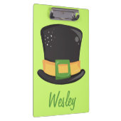 おもしろいセントパトリックの日帽子 クリップボード (右)