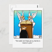 「おもしろいセント・ピーター&ザ・ジェーク」ユーモアのはがき ポストカード (正面/裏面)