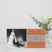 おもしろいセーブ・ザ・デート案内{オレンジ} セーブザデート (スタンド正面)