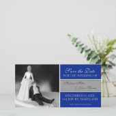 おもしろいセーブ・ザ・デート案内{王室のBlue} セーブザデート (スタンド正面)