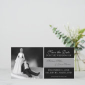 おもしろいセーブ・ザ・デート案内{黒} セーブザデート (スタンド正面)