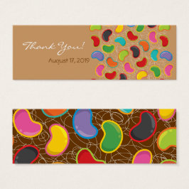 おもしろいゼリービーンズ子供の誕生日パーティーDIYギフトラベル