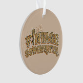 おもしろいソングライターリシストノベルティタイポグラフィ オーナメント (正面)