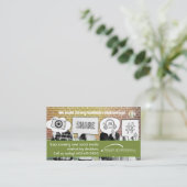 おもしろいソーシャルメディアマーケティング名刺 名刺 (スタンド正面)