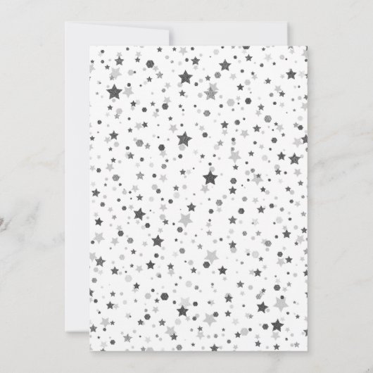 おもしろいゾウ誕生日パーティーの招待状 招待状 (裏面)