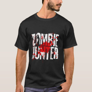 おもしろいゾンビハンターデザインボーイズガールズハロウィーン Tシャツ