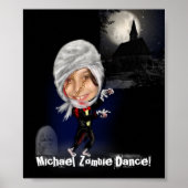 おもしろいゾンビ風刺画写真テンプレート – ポスターギフト ポスター (正面)