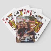 おもしろいタイカスタムムズ家族の写真 トランプ (裏面)