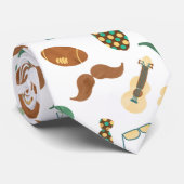 おもしろいタイパイプ魚釣りロッドハンマービールマグカップ眼鏡 ネクタイ (ロール)