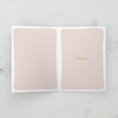 おもしろいタイポグラフィカスタムデザインおめでとう カード (内部)