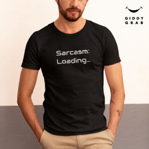 おもしろいタイポグラフィキャラクター引用文皮肉ロード Tシャツ