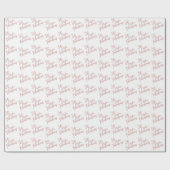 おもしろいタイポグラフィバラ金ゴールド50と素晴らしい誕生日 ラッピングペーパー (フラット)