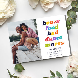 おもしろいタイポグラフィ写真ウェディング日付の保存 セーブザデート