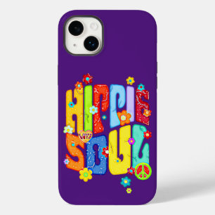 おもしろいタイポグラフィ – ヒッピー・ソウル1 Case-Mate iPhone 14 PLUSケース