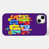 おもしろいタイポグラフィ – ヒッピー・ソウル1 Case-Mate iPhoneケース (裏面 (横))