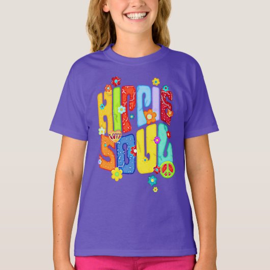 おもしろいタイポグラフィ – ヒッピー・ソウル1 Tシャツ (正面)