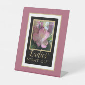 おもしろいタイム!レディースナイトアウト卓上 台座サイン (正面)