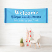 おもしろいタイム！巨大なファミリー懇親会バナー 横断幕 (インサイチュ)