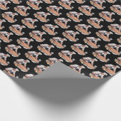 おもしろいタイルベーキングピザタイルパーティー ラッピングペーパー (角)