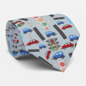 おもしろいタイル状の輸送タイル模様 ネクタイ (ロール)