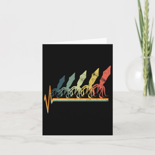 おもしろいタコの海洋生物学生物学者 カード (正面)