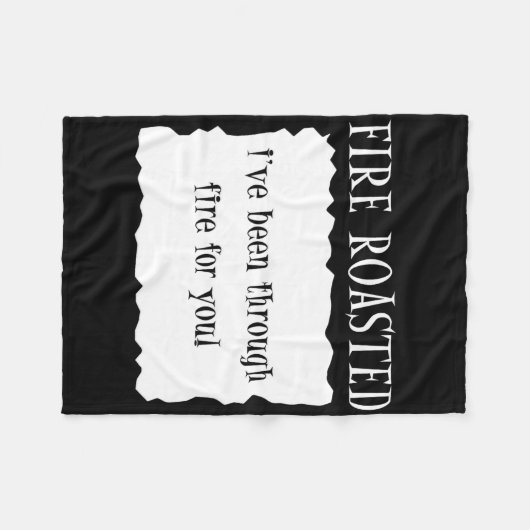 おもしろいタコソースグループハロウィンコスチューム熱火Ro フリースブランケット (正面(横))