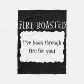 おもしろいタコソースグループハロウィンコスチューム熱火Ro フリースブランケット (正面)