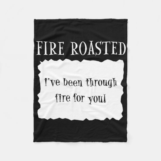 おもしろいタコソースグループハロウィンコスチューム熱火Ro フリースブランケット (正面)