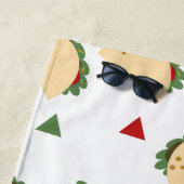 おもしろいタコネーム紙吹雪ビーチタオル ビーチタオル (インサイチュ)